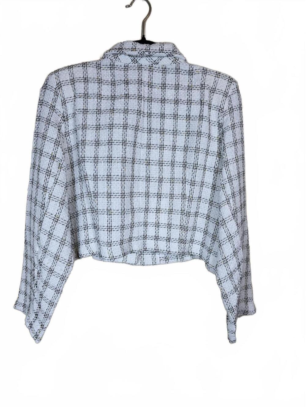 NY Collection Plus Size Long Sleeve Jacket 1X - Picture 3 of 4